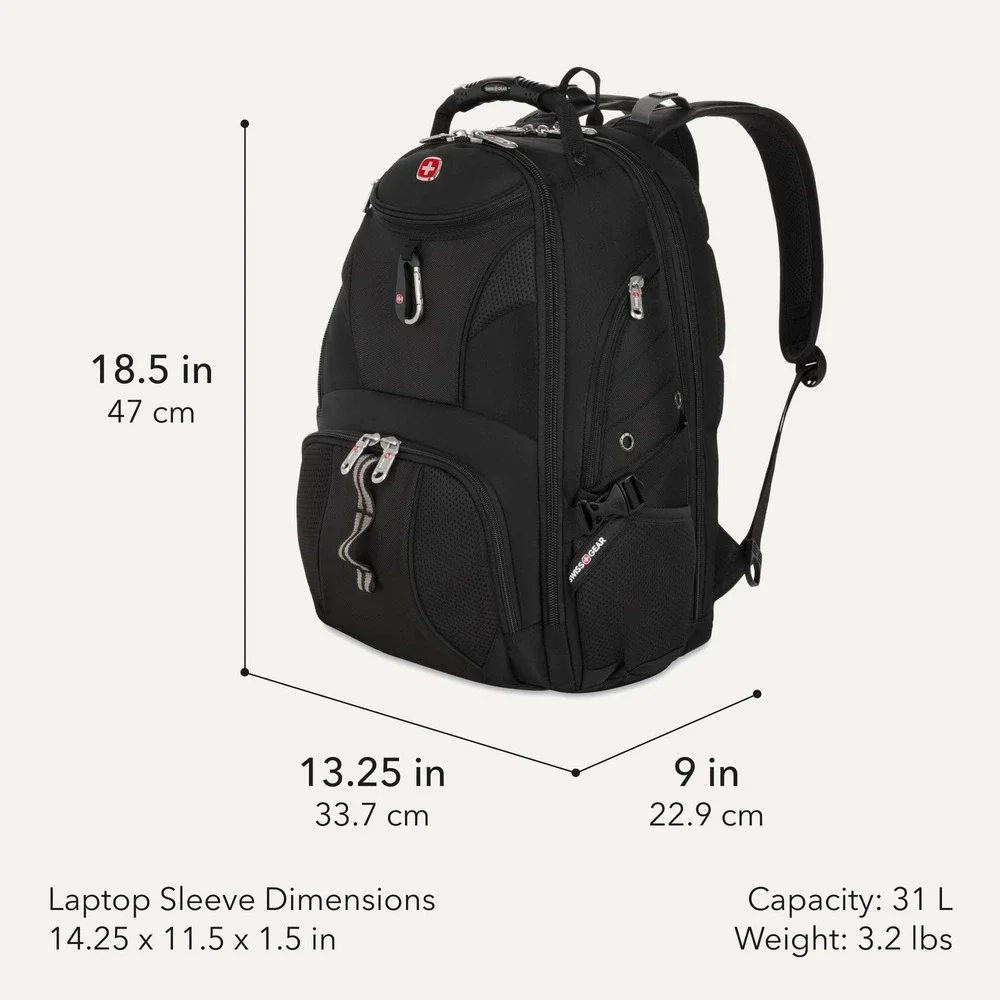 SWISSGEAR 1900 ScanSmart Laptop Backpack 18.5